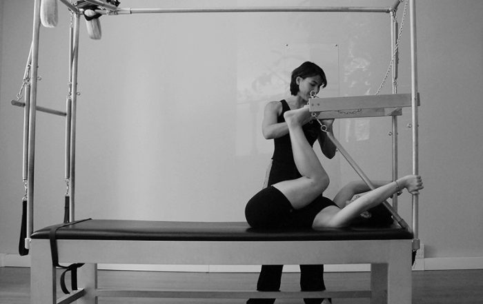 Ejercicio la torre de J.H. Pilates