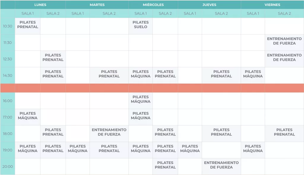 Sane Fisio y pilates horarios y tarifas